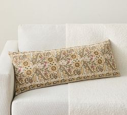 Venice Embroidered Filled Lumbar Pillow