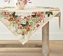 Holly Berry Cotton/Linen Table Throw