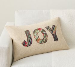 Joy Patchwork Lumbar Pillow - Thumbnail 2