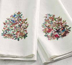 12 Days of Christmas Cotton/Linen Tea Towels