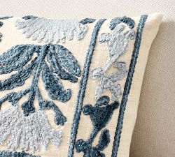 Francesca Embroidered Lumbar Pillow