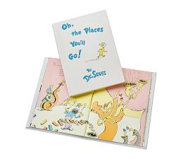 Oh The Places You'll Go by Dr. Seuss Leather-Bound Book