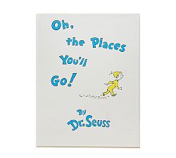 Oh The Places You'll Go by Dr. Seuss Leather-Bound Book