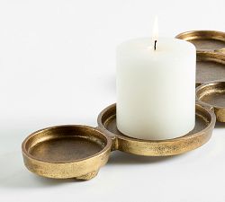 Sedona Brass Candle Holder Centerpiece