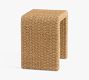 Capitola Rectangular Woven Side Table (22")