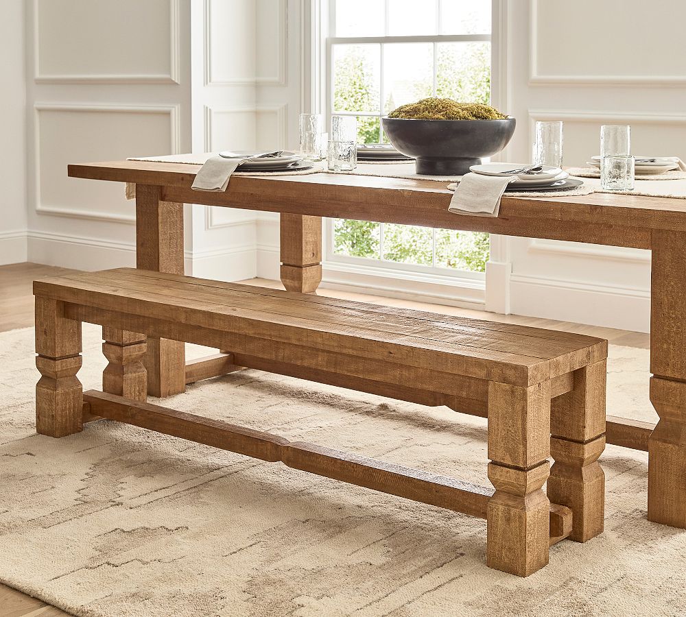 Helena Dining Bench (66") by Pottery Barn