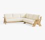Modern Farmhouse 2-Piece Loveseat Outdoor Sectional Set (100")