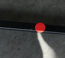 Open Box: Hardy Backless Leather Counter Stool (24"), Individual - Saddle Tan Leather, Bronze Finish 