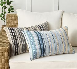Pasadena Striped Outdoor Lumbar