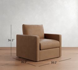 Westwood Slim Arm Leather Chair