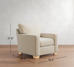 Buchanan Modern Square Arm Chair