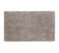 Open Box: Blomus Hand-Dyed Reversible Cotton Bath Mat, 24" x 39" - Taupe