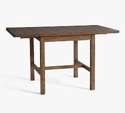 Open Box: Mateo Drop Leaf Dining Table (30-54"L) - Salvaged Black