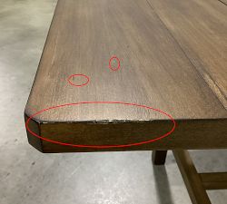 Open Box: Mateo Drop Leaf Dining Table (30-54"L) - Salvaged Black