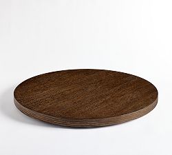 Open Box: Modern Farmhouse Lazy Susan (30" diam) - Tahoe Brown