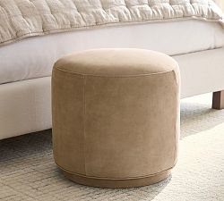 Jake Leather Swivel Stool