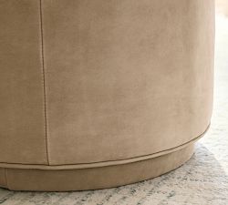 Jake Leather Swivel Stool