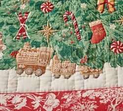 Deck the Halls Christmas Tree Reversible Quilt