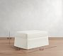 Buchanan Modern Slipcovered Ottoman and a Half