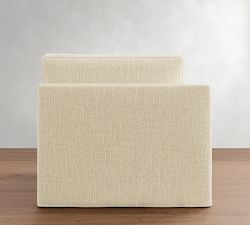 Build Your Own Carmel Slim Arm Slipcovered Sectional