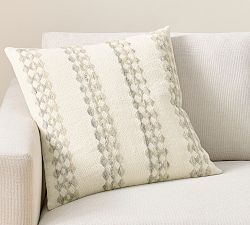 Gabriela Diamond Striped Pillow