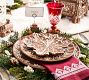 Gingerbread Snowflake Stoneware Appetizer Plates - Set of 4