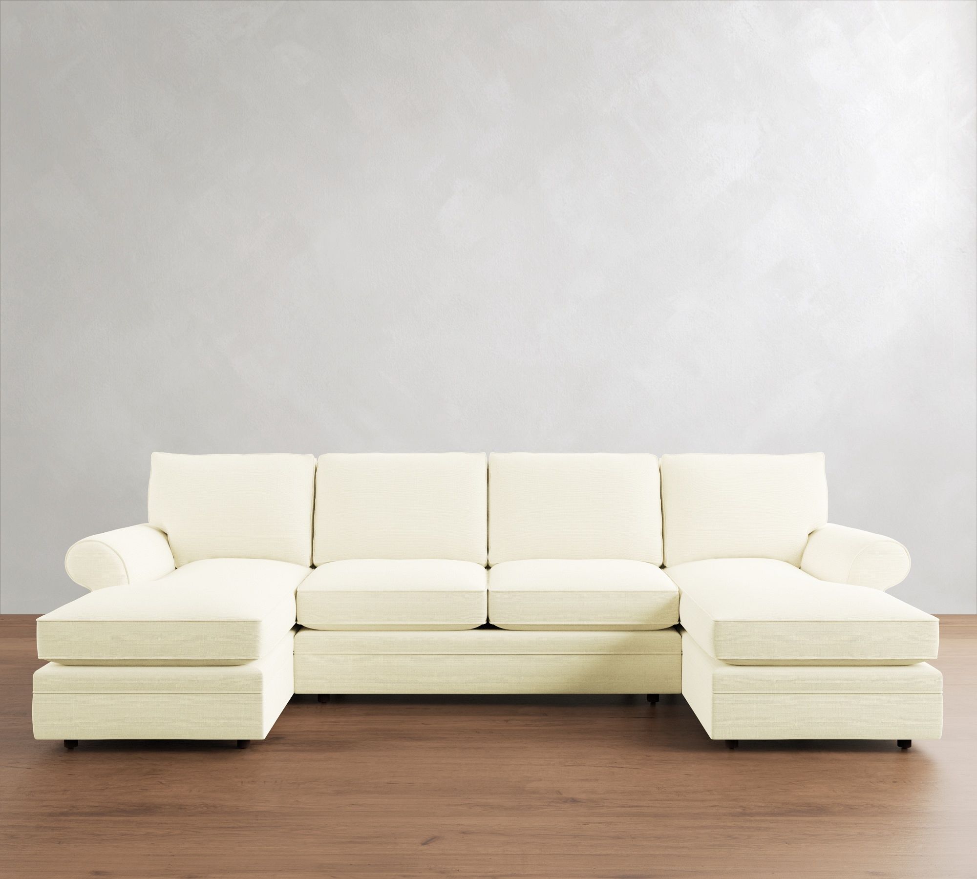 Pearce Roll Arm Double Chaise Sectional (136"&ndash;186") - thumbnail 8