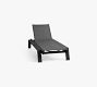 Indio Metal &amp; Mesh Stackable Outdoor Single Chaise Lounge, Set of 2