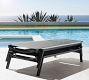 Indio Metal &amp; Mesh Stackable Outdoor Single Chaise Lounge, Set of 2