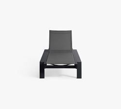 Indio Metal &amp; Mesh Stackable Outdoor Single Chaise Lounge, Set of 2