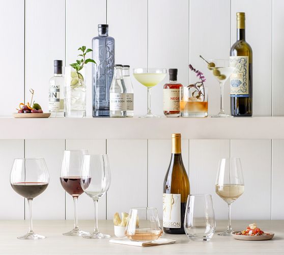 Dishwasher Safe Wine &amp; Champagne Glasses | Pottery Barn