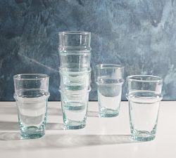 Moroccan Stackable Recycled Tumblers - Set of 6