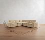 Westlake Leather Power Reclining L-Shaped Sectional (121")