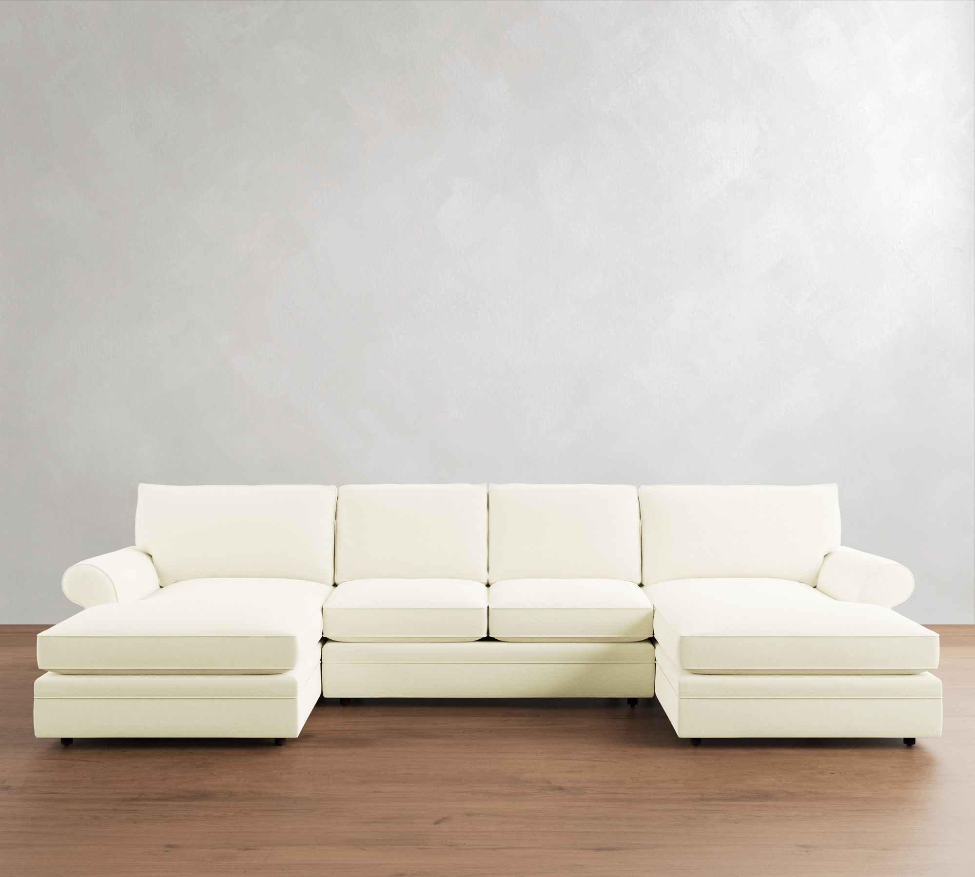 Pearce Roll Arm Double Chaise Sectional (136"&ndash;186") - thumbnail 9
