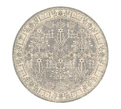 Open Box: Reeva Handwoven Rug, 6' Round - Cloud Blue