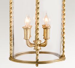 Valley Lantern Metal Cylinder Outdoor Pendant (13")