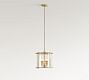 Valley Lantern Metal Round Outdoor Pendant (16")