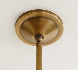 Belvedere Metal Outdoor Round Lantern Pendant (13")