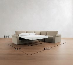 Pottery Barn Westwood Roll Arm Sleeper Sectional - Thumbnail 3
