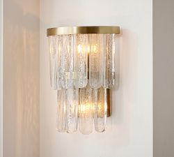 Kiara Tiered Glass Sconce (11")
