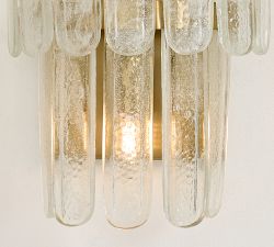Kiara Tiered Glass Sconce (11")