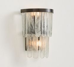 Kiara Tiered Glass Sconce (11")