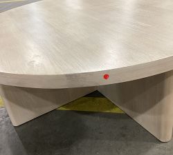 Open Box: Cayman Round Nesting Coffee Table (40") - Biscotti