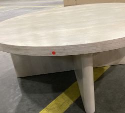 Open Box: Cayman Round Nesting Coffee Table (40") - Biscotti