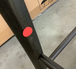 Open Box: Cline Swivel Counter Stool (24"H) - Charcoal