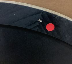 Open Box: Field Wooden Mirror, Round (36") - Rustic Natural