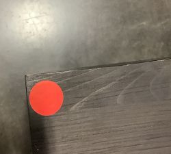 Open Box: Folsom Rectangular End Table (26") - Charcoal