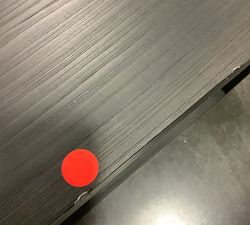 Open Box: Folsom Rectangular End Table (26") - Charcoal