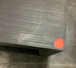 Open Box: Folsom Rectangular End Table (26") - Charcoal