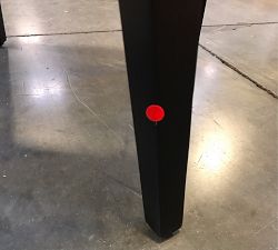 Open Box: Layton Upholstered Dining Chair - Performance Midland Tweed Stone, Blackened Oak